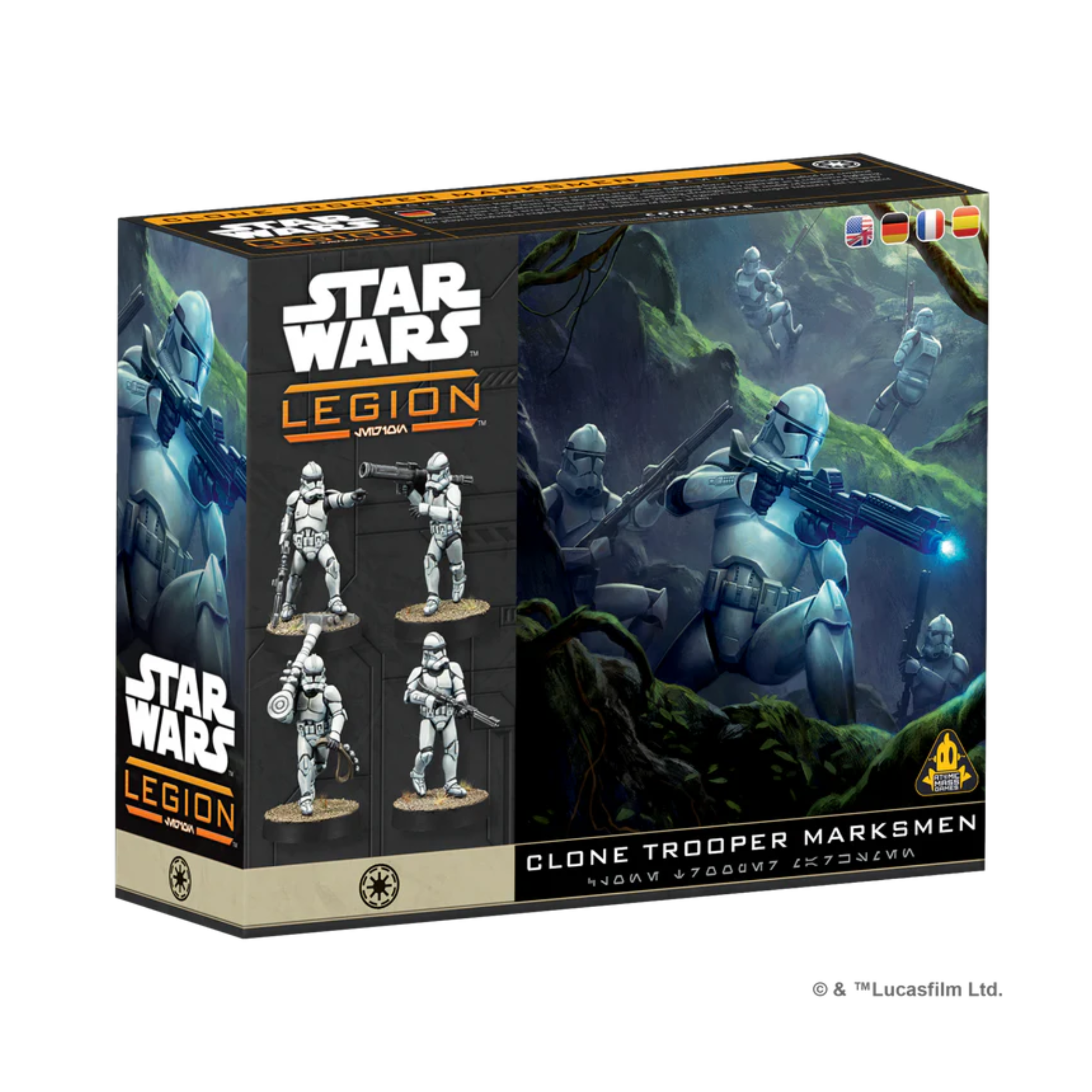 Star Wars Legion Clone Trooper Marksmen - A Muse N Games